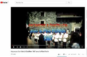 1987 VACANCES FAMILIALES A CHATILLON-AOSTE AVEC LE PERE PERRIN